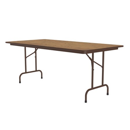Correll Rectangle Commerical Folding Utility Table, 36" W, 96" L, 29" H, High Pressure Laminate Top CF3696PX-06